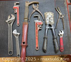 MaxSold Auction: Pipe Wrenches And Pliers - Point Edward (Ontario, Canada) PARTNER MANAGED Estate Sale Online Auction -  Michigan Avenue
