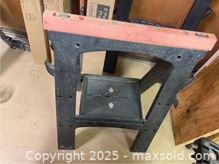 MaxSold Auction: Plastic Folding Sawhorse, Pipe stand - Point Edward (Ontario, Canada) PARTNER MANAGED Estate Sale Online Auction -  Michigan Avenue