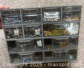 MaxSold Auction: Plastic Storage Organizer, Hardware - Point Edward (Ontario, Canada) SELLER MANAGED Estate Sale Online Auction -  Michigan Avenue