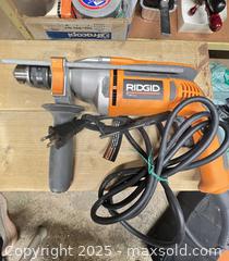 MaxSold Auction: RIDGID 1/2-inch VSR Masonry Hammer Drill  - Point Edward (Ontario, Canada) SELLER MANAGED Estate Sale Online Auction -  Michigan Avenue