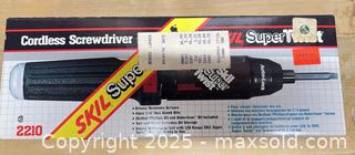 MaxSold Auction: Skil Super Twist Cordless Reversing Screwdriver, model 2210 - Point Edward (Ontario, Canada) PARTNER MANAGED Estate Sale Online Auction -  Michigan Avenue