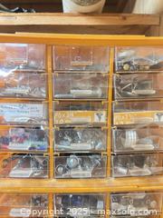 MaxSold Auction: Small Parts Storage Cabinet - Point Edward (Ontario, Canada) SELLER MANAGED Estate Sale Online Auction -  Michigan Avenue