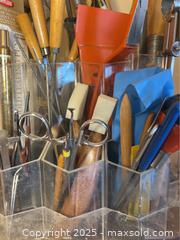 MaxSold Auction: Small Wood Carving Tools, Stand - Point Edward (Ontario, Canada) SELLER MANAGED Estate Sale Online Auction -  Michigan Avenue