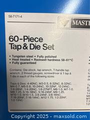 MaxSold Auction: Tap & Die set, Power Disc - Point Edward (Ontario, Canada) SELLER MANAGED Estate Sale Online Auction -  Michigan Avenue