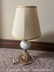MaxSold Auction: Vintage Brass Table Lamp, Vintage White Hobnail Milk Glass Table Lamp Wooden Base - Point Edward (Ontario, Canada) PARTNER MANAGED Estate Sale Online Auction -  Michigan Avenue