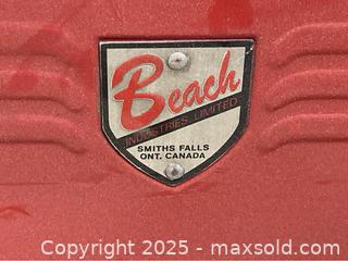 MaxSold Auction: Vintage Red Beach Industries Toolbox - Point Edward (Ontario, Canada) SELLER MANAGED Estate Sale Online Auction -  Michigan Avenue