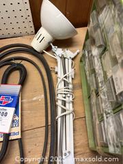 MaxSold Auction: Vintage White Metal Lamp - Point Edward (Ontario, Canada) PARTNER MANAGED Estate Sale Online Auction -  Michigan Avenue