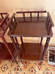 MaxSold Auction: Vintage Wood Side Tables - Point Edward (Ontario, Canada) PARTNER MANAGED Estate Sale Online Auction -  Michigan Avenue