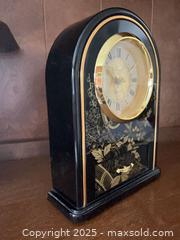 MaxSold Auction: Vintage Yamanaka Black and Gold Floral Quartz Mantel Clock - Point Edward (Ontario, Canada) PARTNER MANAGED Estate Sale Online Auction -  Michigan Avenue