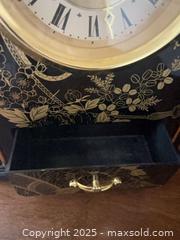 MaxSold Auction: Vintage Yamanaka Black and Gold Floral Quartz Mantel Clock - Point Edward (Ontario, Canada) PARTNER MANAGED Estate Sale Online Auction -  Michigan Avenue