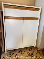 MaxSold Auction: White Cabinet On Wheels - Point Edward (Ontario, Canada) PARTNER MANAGED Estate Sale Online Auction -  Michigan Avenue