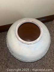 MaxSold Auction: Whitewashed Terracotta Vase 15" High, 20" Diameter - Point Edward (Ontario, Canada) PARTNER MANAGED Estate Sale Online Auction -  Michigan Avenue