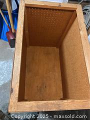 MaxSold Auction: Wood Crate On Castors - Point Edward (Ontario, Canada) PARTNER MANAGED Estate Sale Online Auction -  Michigan Avenue
