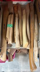 MaxSold Auction: Wood lot, Trim, Axe Handles - Point Edward (Ontario, Canada) PARTNER MANAGED Estate Sale Online Auction -  Michigan Avenue