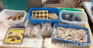 MaxSold Auction: Wood Sign Kit, Wooden Dowels - Point Edward (Ontario, Canada) PARTNER MANAGED Estate Sale Online Auction -  Michigan Avenue