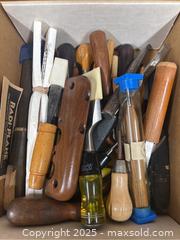 MaxSold Auction: Woodworking Carving Tools - Point Edward (Ontario, Canada) SELLER MANAGED Estate Sale Online Auction -  Michigan Avenue