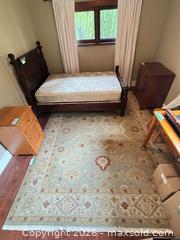 MaxSold Auction: (8'x10' )Vintage Knotted Oriental Area Rug - West Vancouver (British Columbia, Canada) PARTNER MANAGED Estate Sale Online Auction - Southborough Drive