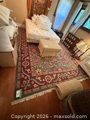 MaxSold Auction: (9'x12') Vintage Hand Knotted Oriental Area Rug - West Vancouver (British Columbia, Canada) PARTNER MANAGED Estate Sale Online Auction - Southborough Drive