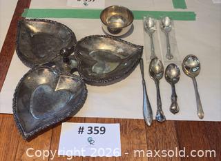MaxSold Auction: Birks & Mexico Sterling Silver Flatware & Condiment Dishes - West Vancouver (British Columbia, Canada) PARTNER MANAGED Estate Sale Online Auction - Southborough Drive