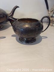MaxSold Auction: Birks Sterling Vintage Teapot with Cream & Sugar Dishes - West Vancouver (British Columbia, Canada) PARTNER MANAGED Estate Sale Online Auction - Southborough Drive