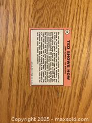 MaxSold Auction: 1969 Topps baseball Ted Williams card  - Kingston (Ontario, Canada) SELLER MANAGED Downsizing Online Auction -  Juniper Drive