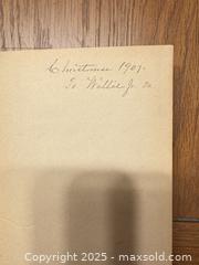 MaxSold Auction: Antique book - Harvard (Massachusetts, USA) SELLER MANAGED Downsizing Online Auction - Mill Road