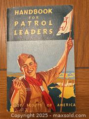 MaxSold Auction: Vintage Boy Scouts Handbook 1961 - Harvard (Massachusetts, USA) SELLER MANAGED Downsizing Online Auction - Mill Road