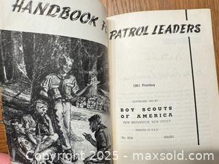 MaxSold Auction: Vintage Boy Scouts Handbook 1961 - Harvard (Massachusetts, USA) SELLER MANAGED Downsizing Online Auction - Mill Road