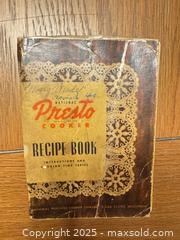 MaxSold Auction: Vintage recipe book - Harvard (Massachusetts, USA) SELLER MANAGED Downsizing Online Auction - Mill Road