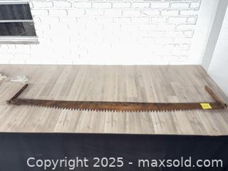 MaxSold Auction: Antique two person cross cut saw - Cocoa (Florida, USA) SELLER MANAGED Estate Sale Online Auction - Broadcast Court