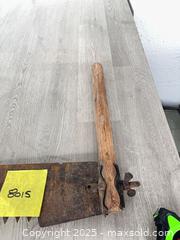 MaxSold Auction: Antique two person cross cut saw - Cocoa (Florida, USA) SELLER MANAGED Estate Sale Online Auction - Broadcast Court