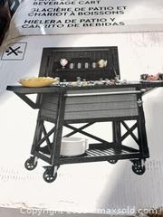 MaxSold Auction: KETER patio cooler and beverage cart brand new in the box - Cocoa (Florida, USA) SELLER MANAGED Estate Sale Online Auction - Broadcast Court