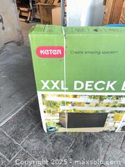 MaxSold Auction: KETER XXL deck box brand new - Cocoa (Florida, USA) SELLER MANAGED Estate Sale Online Auction - Broadcast Court