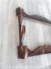 MaxSold Auction: Vintage wooden three gun shelf rack - Cocoa (Florida, USA) SELLER MANAGED Estate Sale Online Auction - Broadcast Court