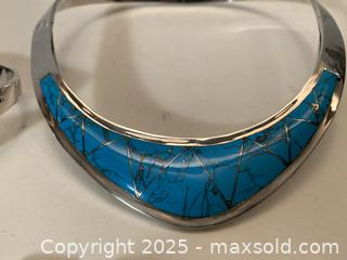 MaxSold Auction: Taxco 950 Silver Collar and Bracelets - North Vancouver (British Columbia, Canada) SELLER MANAGED Downsizing Online Auction - 14th Street West