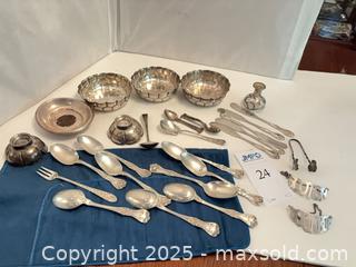 MaxSold Auction: Table Top Treasures - Sterling Silver Serveware - Redwood City (California, USA) PARTNER MANAGED Estate Sale Online Auction - Leahy Street