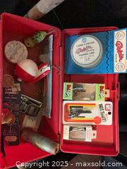 MaxSold Auction: Fisherman’s Lot, 3 Poles, Net &#38; tackle box  - Arran-Elderslie (Ontario, Canada) PARTNER MANAGED Estate Sale Online Auction - George Street