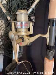 MaxSold Auction: Fisherman’s Lot, 3 Poles, Net &#38; tackle box  - Arran-Elderslie (Ontario, Canada) PARTNER MANAGED Estate Sale Online Auction - George Street