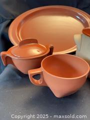 MaxSold Auction: Vintage Red Wing Pottery and Melmac Set - Arran-Elderslie (Ontario, Canada) PARTNER MANAGED Estate Sale Online Auction - George Street