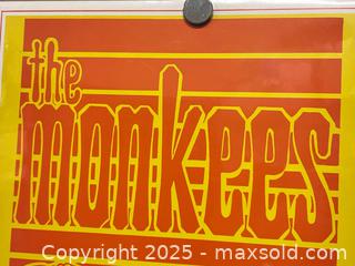 MaxSold Auction: 1967 The Monkees Poster by Saladin – Original Vintage Music Poster - Los Angeles (California, USA) SELLER MANAGED Reseller Online Auction -  Devonshire Street