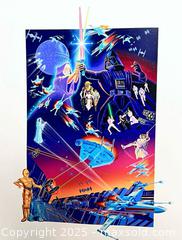 MaxSold Auction: Giant Size 1990s Star Wars Melanie Kent Lithograph – Iconic Characters &#38; Starships! NOS - Los Angeles (California, USA) SELLER MANAGED Reseller Online Auction -  Devonshire Street