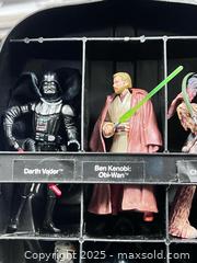 MaxSold Auction: Vintage Darth Vader Action Figure Case with Modern Star Wars Figure Collection - Los Angeles (California, USA) SELLER MANAGED Reseller Online Auction -  Devonshire Street