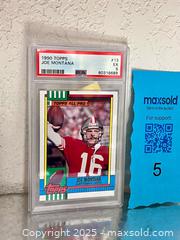 MaxSold Auction: Vintage Joe Montana San Francisco 49ers NFL Trading Card – PSA Graded - Los Angeles (California, USA) SELLER MANAGED Reseller Online Auction -  Devonshire Street