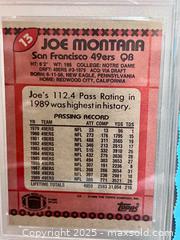 MaxSold Auction: Vintage Joe Montana San Francisco 49ers NFL Trading Card – PSA Graded - Los Angeles (California, USA) SELLER MANAGED Reseller Online Auction -  Devonshire Street