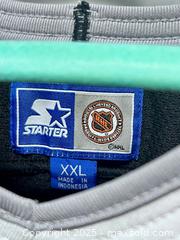 MaxSold Auction: Vintage LA Kings Black &#38; White Jersey 2XL with Hockey Puck  - Los Angeles (California, USA) SELLER MANAGED Reseller Online Auction -  Devonshire Street