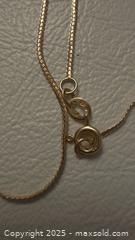 MaxSold Auction: 10k yellow gold necklace 18” - Markham (Ontario, Canada) SELLER MANAGED Downsizing Online Auction - Loring Crescent