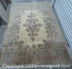 MaxSold Auction: Hand knotted Persian Kerman rug - Markham (Ontario, Canada) SELLER MANAGED Downsizing Online Auction - Loring Crescent