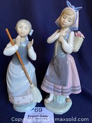 MaxSold Auction: 2 Lladro Figurines Girl with a Broom #5025 and Nature’s Bounty #1417 - Oak Park (California, USA) PARTNER MANAGED Estate Sale Online Auction - Pesto Way
