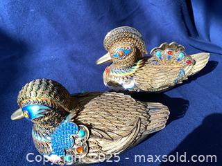 MaxSold Auction: Asian Theme Pair of Mandarin Ducks - Oak Park (California, USA) PARTNER MANAGED Estate Sale Online Auction - Pesto Way