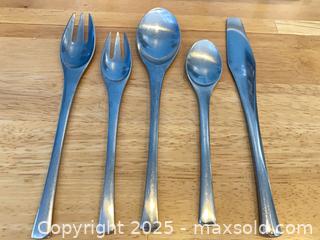 MaxSold Auction: Dansk Odin Design Flatware Set  - Oak Park (California, USA) PARTNER MANAGED Estate Sale Online Auction - Pesto Way